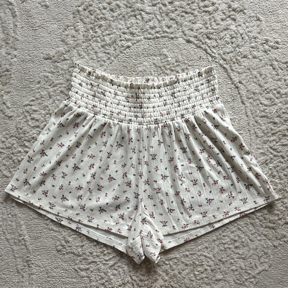 High Waist Floral Women's Shorts
